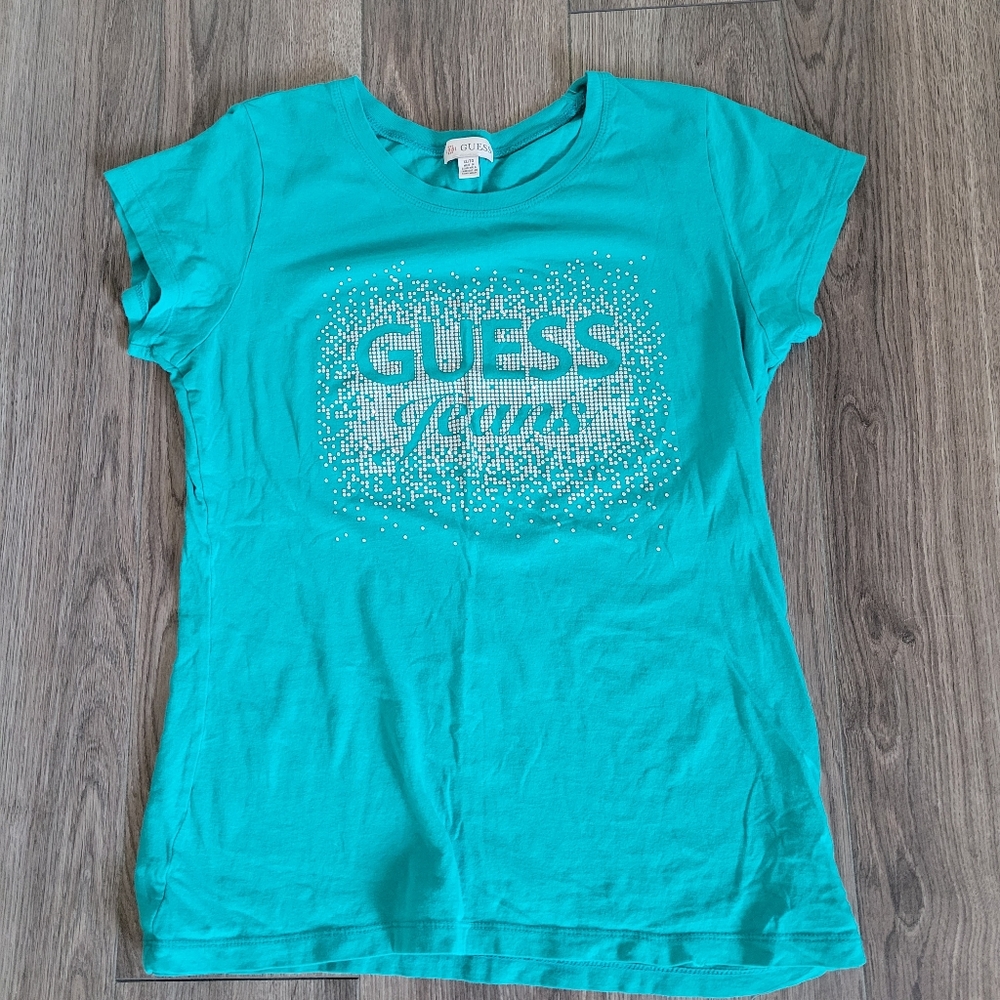 Teal Guess Tee